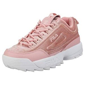 FILA DISRUPTOR II VELOUR PINK !!
